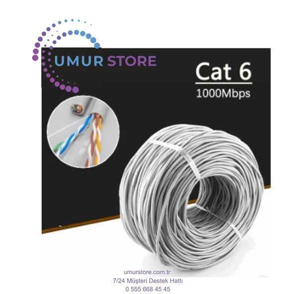 Kaliteli 60MT 60M 60 Metre Cat6 Cat 6 Cat6 Network Ethernet Kablosu Internet Televizyon Modem Ara