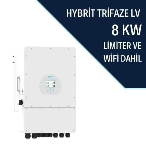 8KW HİBRİT TRİFAZE İNVERTER LV - Resim 8