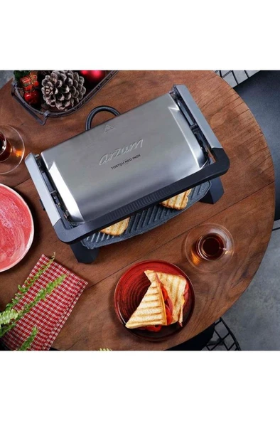Arzum AR2036 Tostçu Neo Inox 1800 Tost Makinesi Outlet - Resim 3