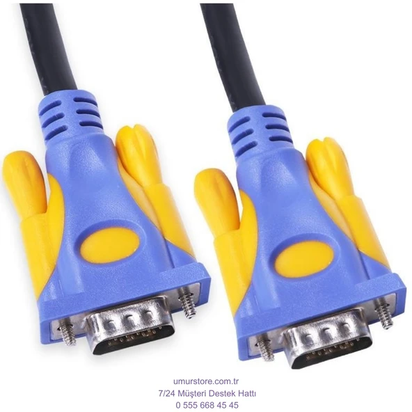 15MT Ferrıt Core Emı/rfı Filtreli VGA Kablo ürün görseli 1