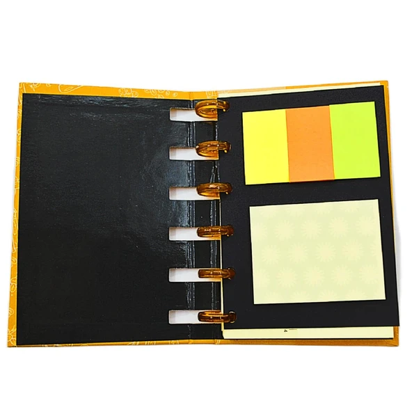 NotYaz A6 100 Yaprak Bloknot Post-It Destekli-Coffie - Resim 3