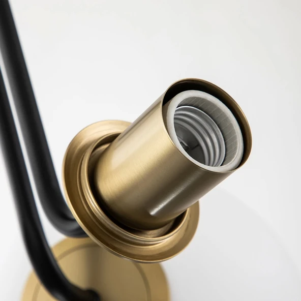 Rsylight 3'lü Modern Siyah Kaplama Plofyoner Wayli 8'li Modern Siyah Avize ve Sarkıt Avize - Resim 6