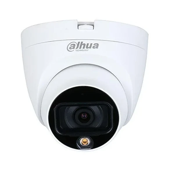 Dahua Hac-hdw1209tlq-led-0280b 2mp 2.8mm 4i̇n1 Fullcolor Hdcvi Dome Kamera