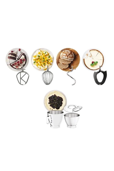 Kenwood KVL85.004SI Titanium Chef Baker XL 1200 W 7 lt Mutfak Şefi Teşhir - 5