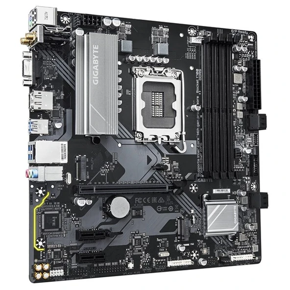 GIGABYTE B760M D3HP WIFI6 DDR5 HDMI DP PCIE 4.0 1700p mATX - Resim 3