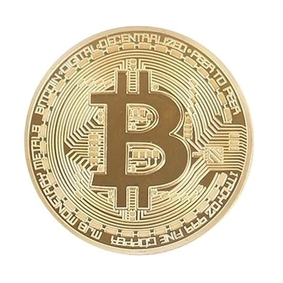 Bitcoin Madeni Hatıra Parası Madeni Bitcoin Hediye Sikke Para - Resim 2