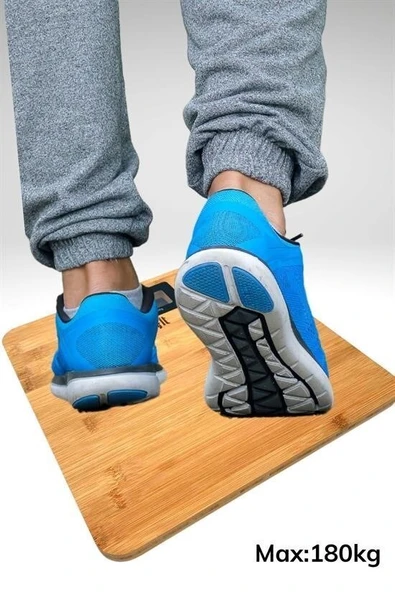 Techfit Bambu Banyo Baskülü Yüksek Hassasiyetli Darbelere Dijital Dayanıklı Terazi Tf 1065 M - Resim 8