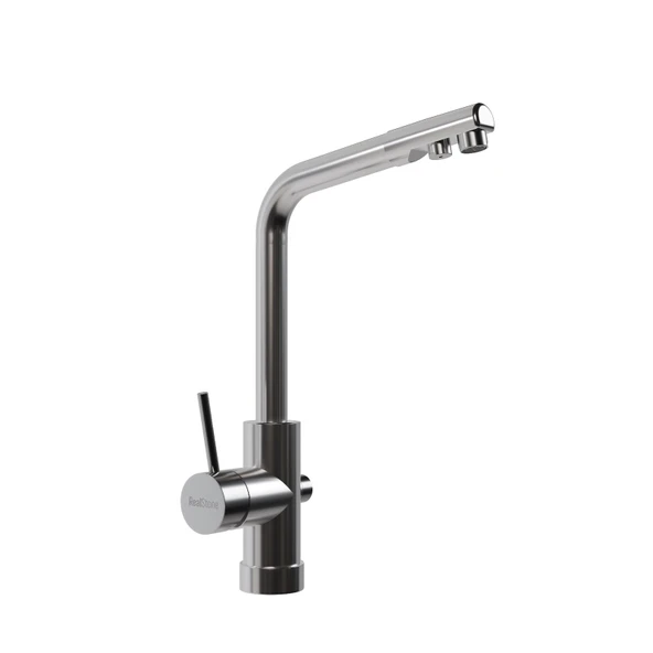 Real Stone Bt001 Abant Arıtmalı Kuğu Eviye Bataryası Krom