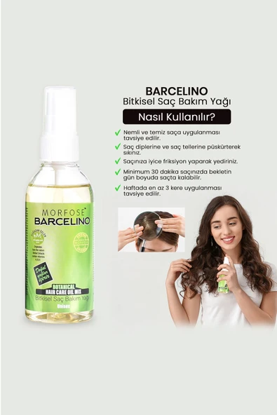 MORFOSE BARCELINO SAÇ YAĞI 150 ML - Resim 3