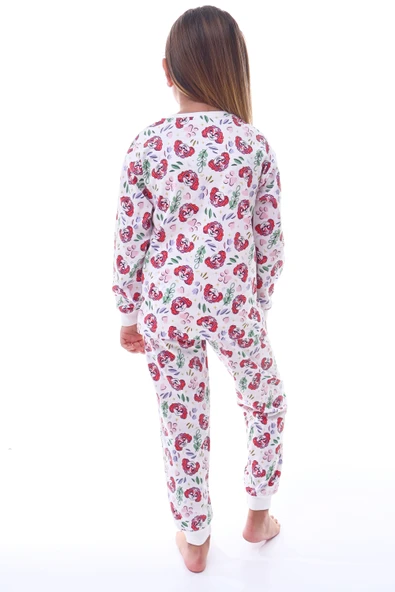 2'Li Sevimli Sky ve Mixed Kuromi Desenli Kız Çocuk Pijama Takımı - Resim 4