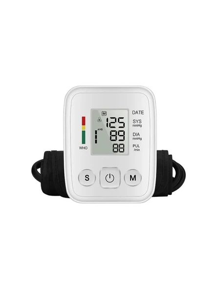 Kol Tipi Sesli Ev Ölçüm Cihazı Akıllı Tansiyon Aleti Monitörü - 3