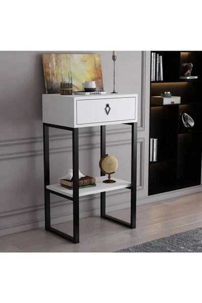 Meltem Çelik - BMdekor Dresuar Veroni Beyaz