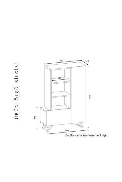 Meltem Çelik - BMdekor Ayakkabılık Artes Beyaz - 3