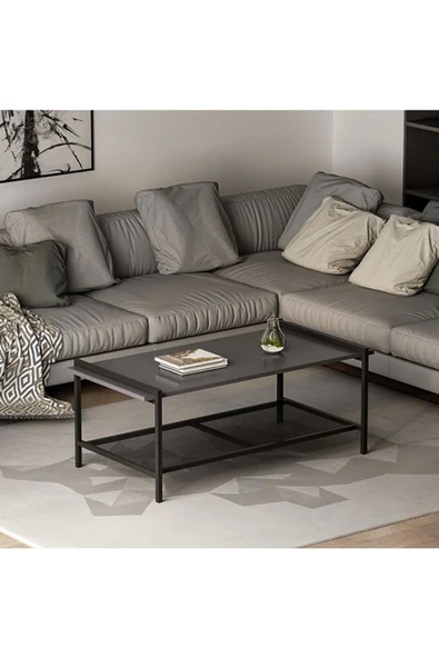 Meltem Çelik - BMdekor Orta Sehpa Leyla Antrasit - Resim 2