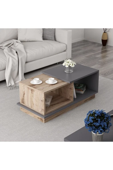 BMdekor Orta Sehpa Concept Antrasit Ceviz - 3