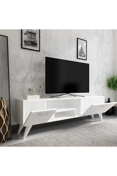 BMdekor Tv Ünitesi Imge Beyaz 150 Cm - Resim 2