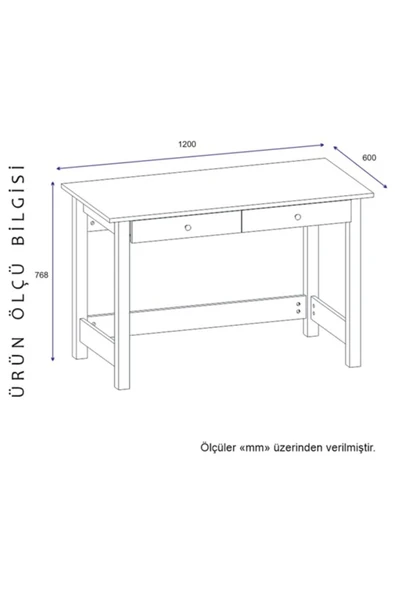 Meltem Çelik - BMdekor Çalışma Masası Roma Atlantikçam - 4