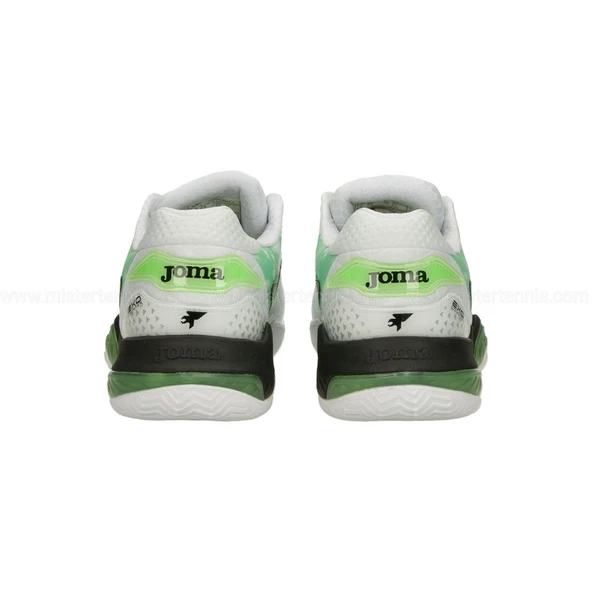 Joma Point Erkek 2502 Beyaz Toprak Kort Tenis Ayakkabısı - 4