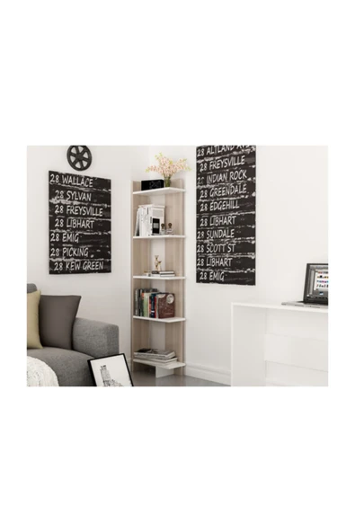 BMdekor Kitaplık Sky Cordoba Beyaz