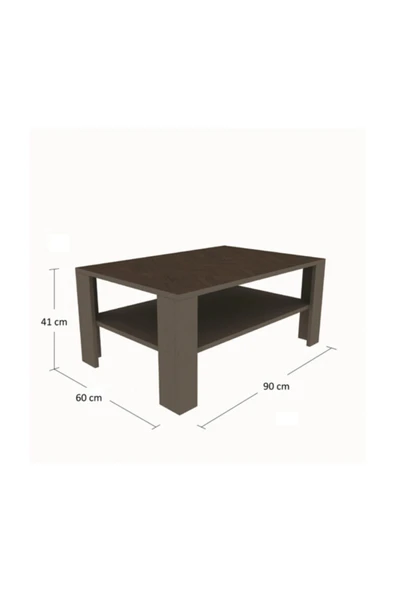 BMdekor Orta Sehpa Leno Kahve - 4