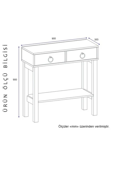 BMdekor Dresuar Vaks Beyaz - 3