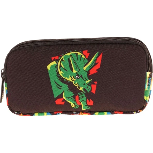 Kaukko Kıds 3 Bölmeli Kalem Çantası (leather Spaceshıp)krn-L8263 - 2