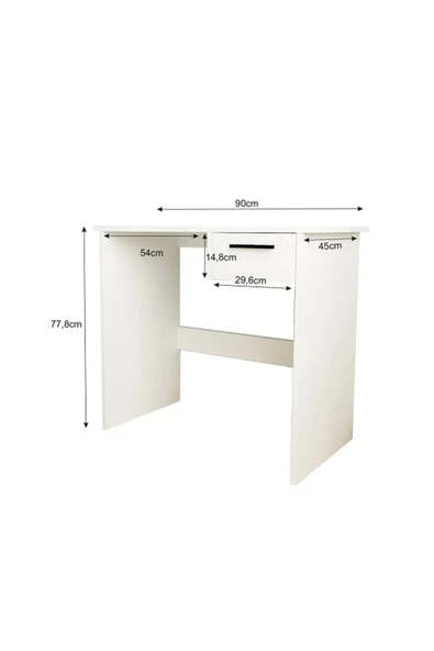 Meltem Çelik - BMdekor Çalışma Masası Gonca Beyaz - 3