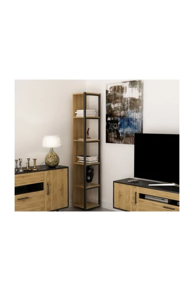 BMdekor Kitaplık Tay Siyah ürün görseli