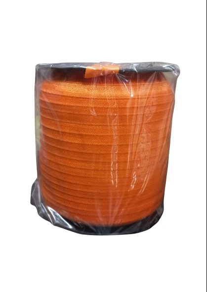 Çamaşır Lastiği Düz 1 cm  75 Metre 1 Top Turuncu ürün görseli
