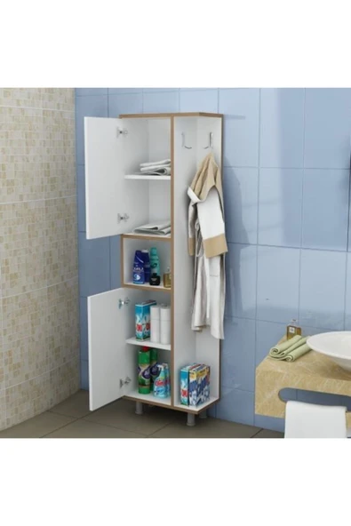 BMdekor Çok Amaçlı Dolap Banyo Mutfak Kiler Green - 2