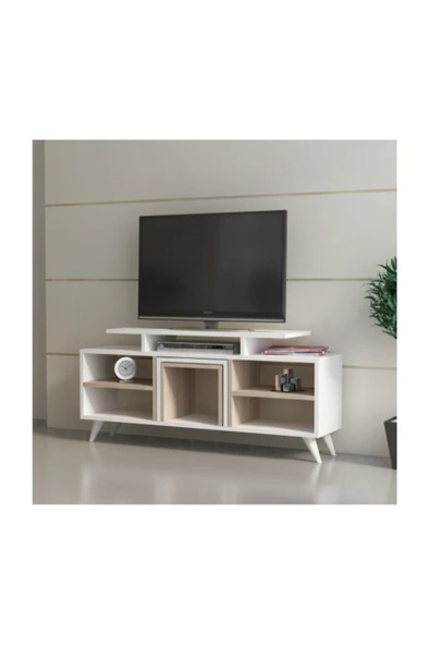 BMdekor Tv Ünitesi Kervan Beyaz Cordoba ürün görseli