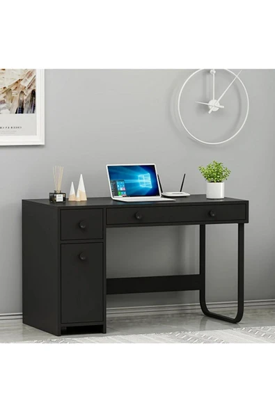 Meltem Çelik - BMdekor Çalışma Masası Arte Siyah