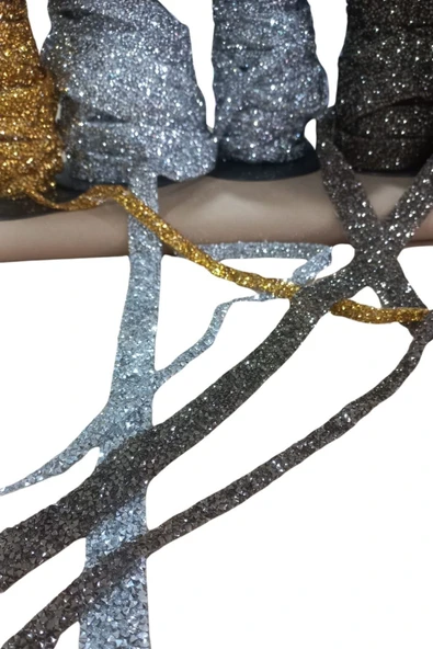 Silikonlu Yapıştırma Taş 1 cm Siyah 10 Metre - Resim 2