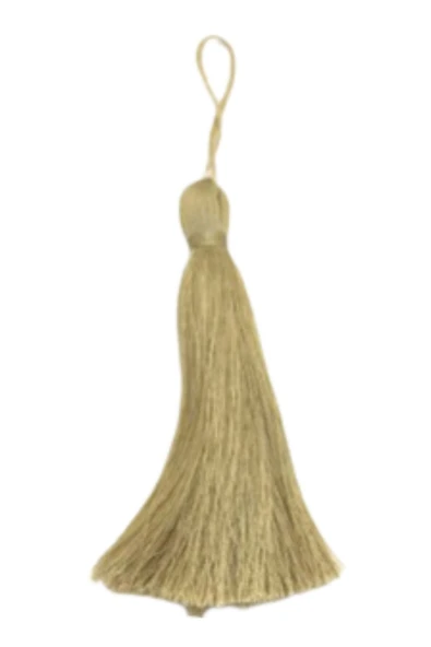 Püskül Tekli 10 cm 1 Adet Bej ürün görseli