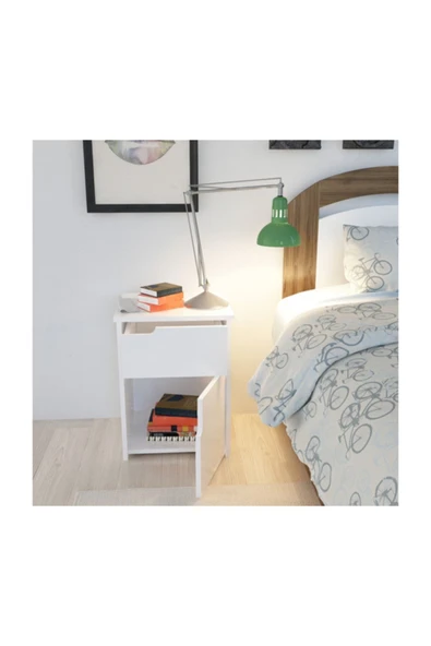 BMdekor Komodin Ergi Beyaz - 2