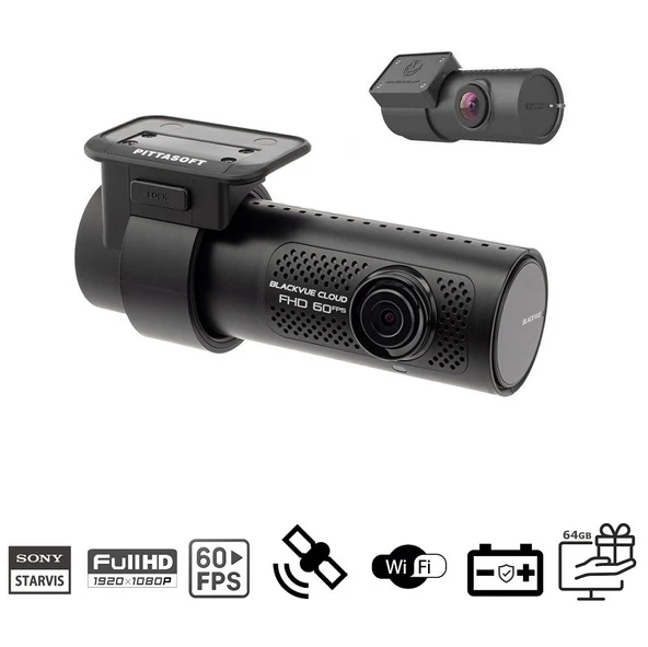 Blackvue DR750X-2CH Plus 60 FPS Wi-Fi Modemsiz FullHD Araç Kamerası - 1