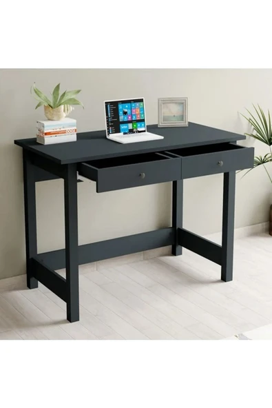 Meltem Çelik - BMdekor Çalışma Masası Roma Antrasit - 3