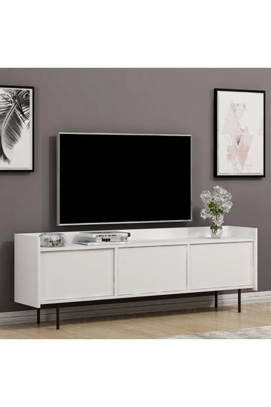 Meltem Çelik - BMdekor Tv Sehpası Angel Beyaz 183 Cm - 3