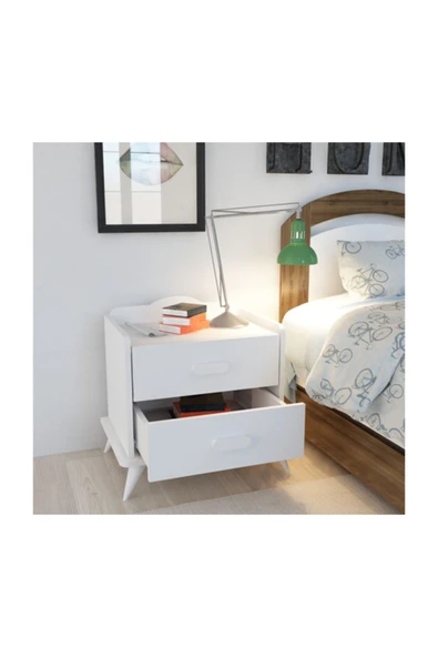 BMdekor Komodin Aytuğ Beyaz - 3