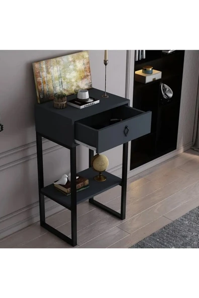 Meltem Çelik - BMdekor Dresuar Veroni Antrasit - 3