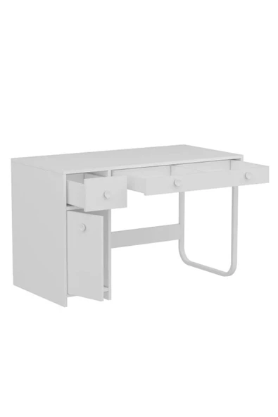 Meltem Çelik - BMdekor Çalışma Masası Arte Beyaz - 4