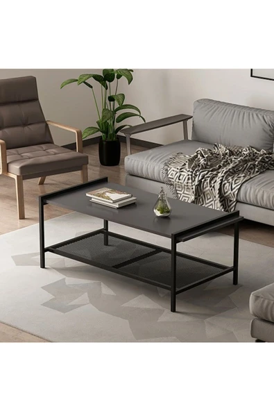 Meltem Çelik - BMdekor Orta Sehpa Leyla Antrasit ürün görseli