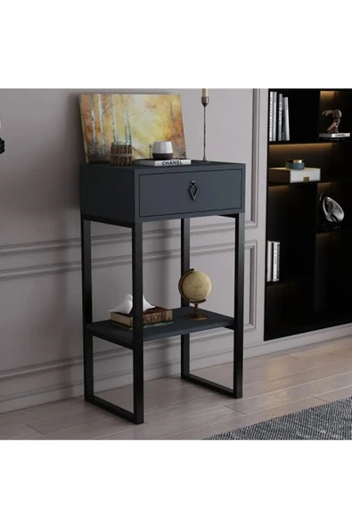 Meltem Çelik - BMdekor Dresuar Veroni Antrasit