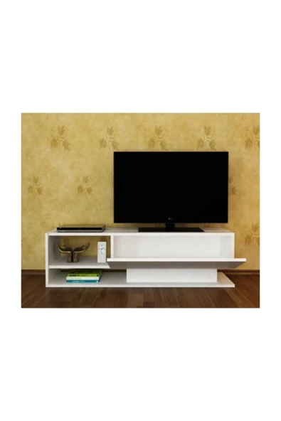 BMdekor Tv Ünitesi Deniz Beyaz 128 Cm - 2