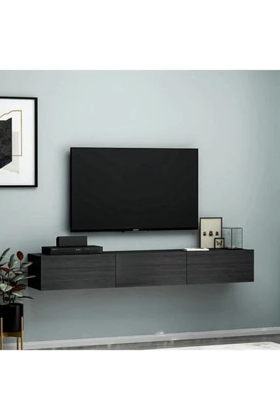 Meltem Çelik - BMdekor TV Sehpası Tunus Siyah 180 cm ürün görseli