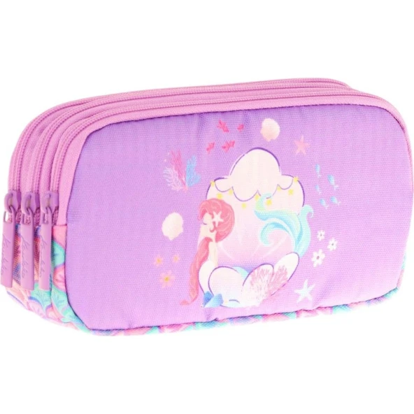 Kaukko Kıds 3 Bölmeli Kalem Çantası (fancy Summer)krn-L8245