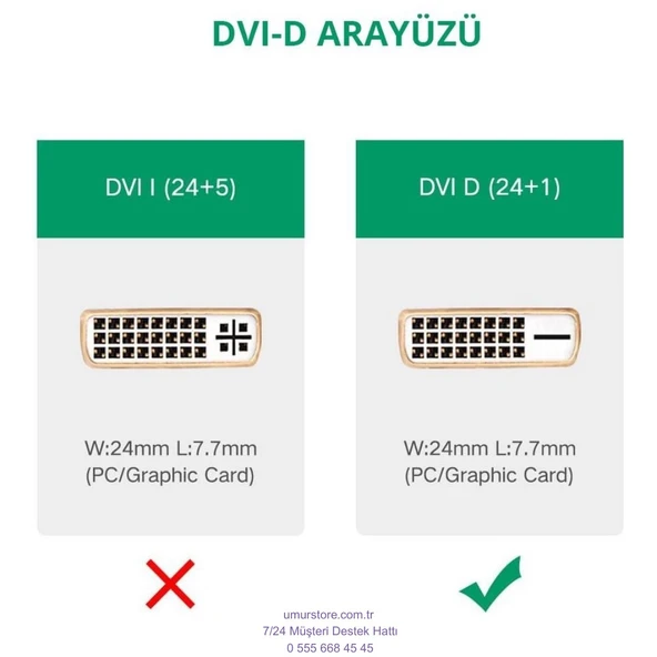 VGA USB To Dvı-D 24+1 Dişi Görüntü Aktarma Kablosu - 2