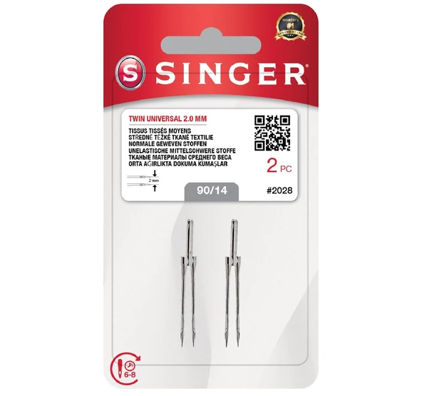 Çift İğne 2Mm. (2'Li Blister/14 No.) ürün görseli