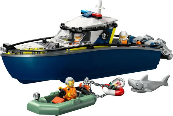 LEGO City 60456 Police Boat - Resim 3