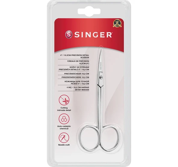 Kıvrık Uçlu Nakış Makası (4") ürün görseli